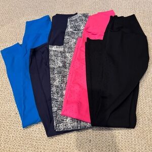 BuffBunny Women's Leggings Set - Blue, Black, Pink, Gray, Navy